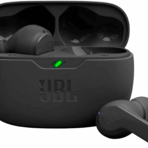 Vibe Beam - True Wireless  Deep Bass Sound Earbuds, Bluetooth 5.2, Water & Dust Resistant, Hands-Free Call with Voiceaware, up to 32 Hours of Battery Life (Black)