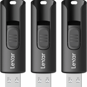 64GB 3-Pack Flash Drive A30E USB 3.2 Gen 1, USB Drive up to 100Mb/S, Storage Expansion and Backup for PC and Mac Systems