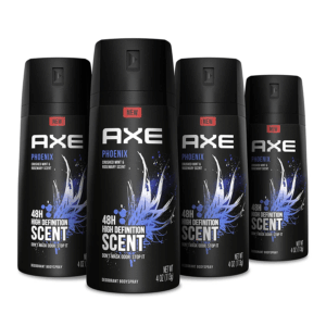 Body Spray Deodorant for Long Lasting Odor Protection, Phoenix Deodorant for Men Formulated without Aluminum 4Oz 4 Count