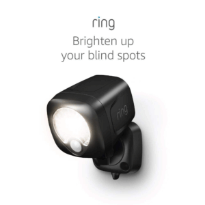 Spotlight Battery — Motion-Activated Spotlight, Bright Leds, Works with Amazon Sidewalk, Black