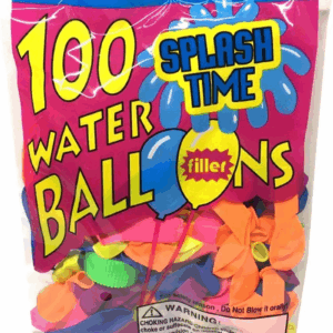 100 Pcs Assorted Water Balloon with Filler in Poly Bag