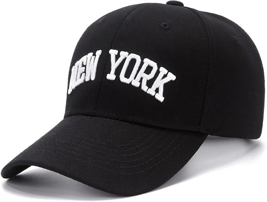 Classic Baseball Cap New York Embroidery 100% Cotton Adjustable Dad Hat Men and Women