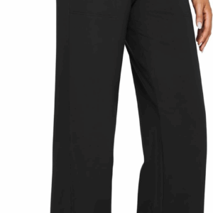 Yoga Pants Women Wide Leg Pants with Pockets High Waist Stretch Dress Casual Sweatpants Petite/Regular/Tall
