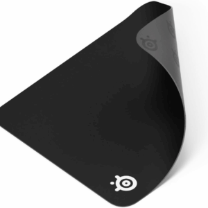 Qck Medium Gaming Mousepad — Black — Non-Slip Silicone Rubber Base — Peak Tracking and Stability — Optimized for Gaming Sensors — 320 Mm X 270 Mm — FPS, Mobas, RTS, MMO