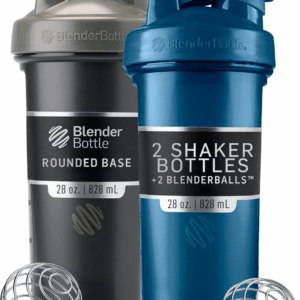 Classic V2 Shaker Bottle Perfect for Protein Shakes and Pre Workout, 28-Ounce (2 Pack), Black and Navy