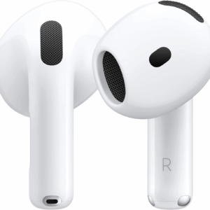 Airpods 4 Wireless Earbuds, Bluetooth Headphones, Personalized Spatial Audio, Sweat and Water Resistant, USB-C Charging Case, H2 Chip, up to 30 Hours of Battery Life, Effortless Setup for Iphone