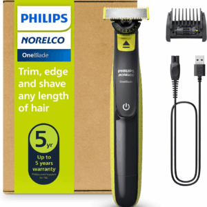 One 360 Hybrid Face, Electric Beard Trimmer and Shaver, with 360 Technology, 1X 360 for Face, 5In1 Adjustable Comb, Model QP2724/90
