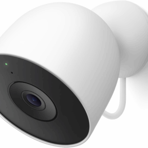 Nest Cam Outdoor (Wired, 2Nd Gen) - Security Camera with 2K Video and Gemini, Night Vision, 2-Way Audio - Works with  Home - 2025 Model - Snow